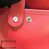 Hermes Red Evelyne GM Shoulder Bag