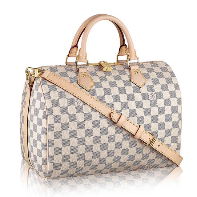 Damier Azur Speedy 30 with Shoulder Strap