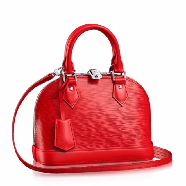 Louis Vuitton Epi Leather Alma BB Coquelicot