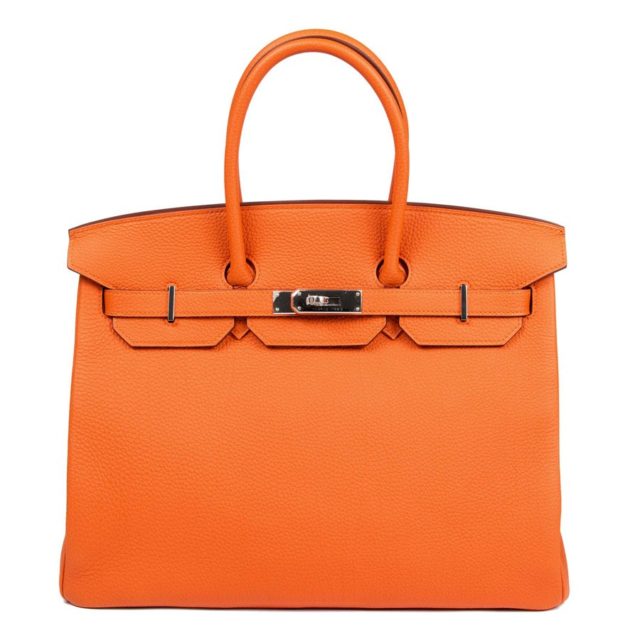 Hermes Birkin 35 Orange Bag