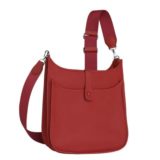 Hermes Red Evelyne PM Shoulder Bag