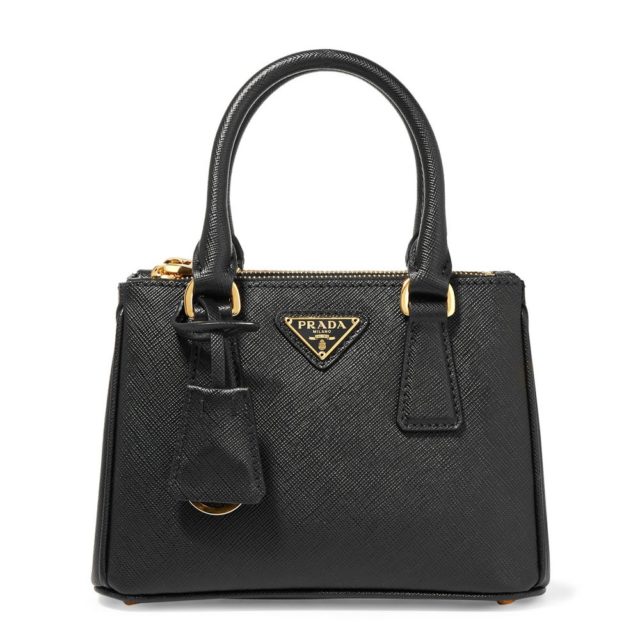 Prada Saffiano Mini Black Tote