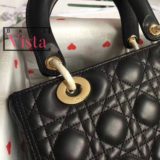 Small Lady Dior Black Bag