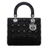 Small Lady Dior Black Bag