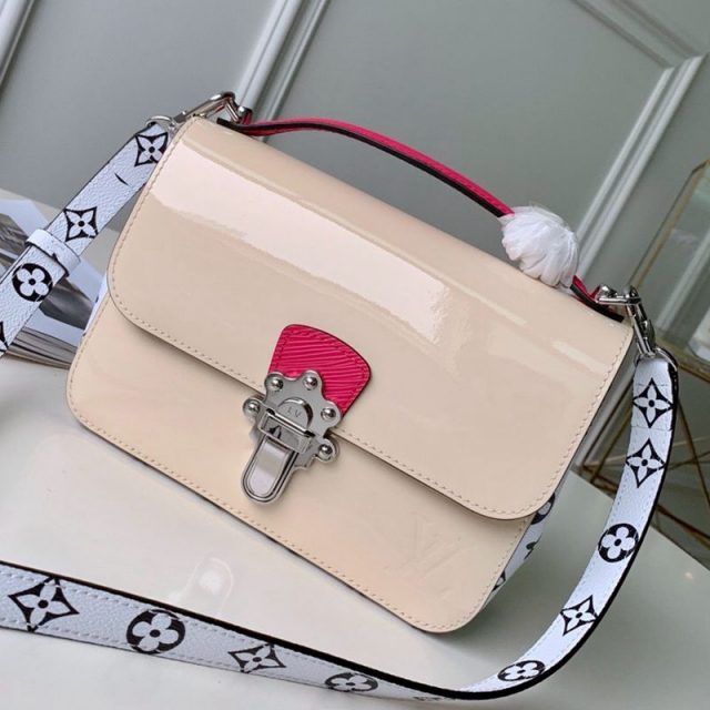 Louis Vuitton Cherrywood BB in Monogarm Canvas and Cream White Patent Leather M51953 2019 (KD-9050841 )