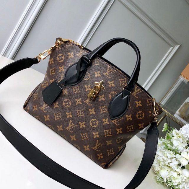 Louis Vuitton Flower Zipped Tote BB in Monogram Canvas M44351 Black 2019 (KD-9030602 )