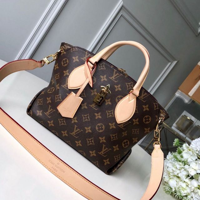 Louis Vuitton Flower Zipped Tote BB in Monogram Canvas M44359 Beige 2019 (KD-9030601 )