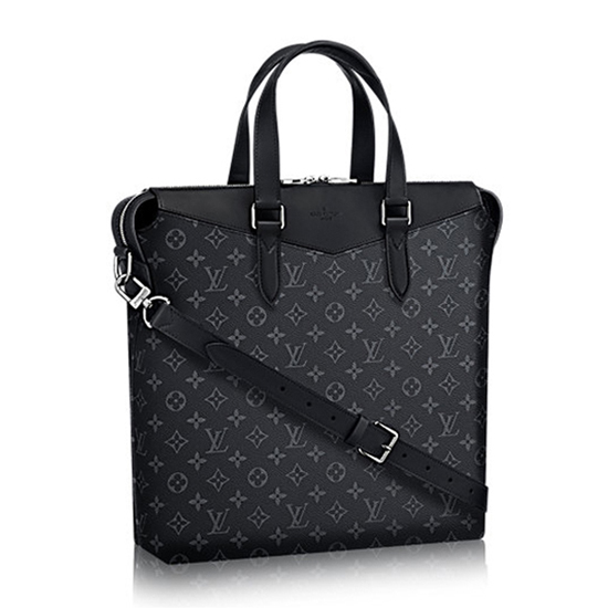 Louis Vuitton M40567 Tote Explorer Briefcase Monogram Eclipse Canvas