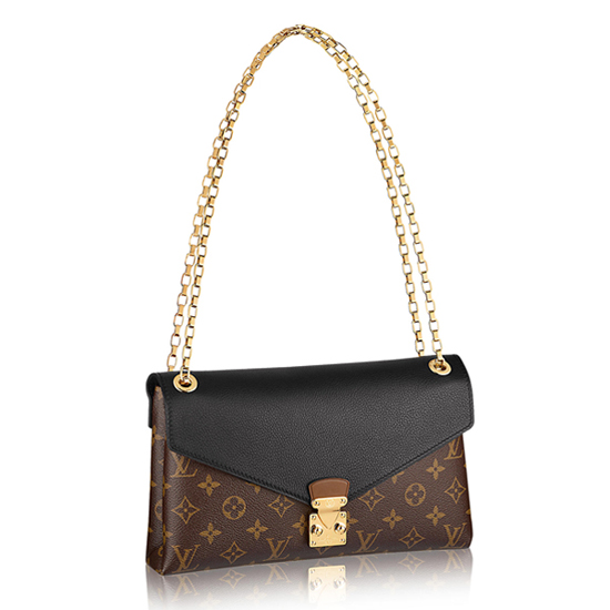 Louis Vuitton M41223 Pallas Chain Shoulder Bag Monogram Canvas