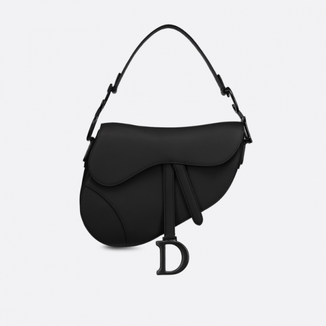 DIOR SADDLE ULTRA MATTE BAG BLACK